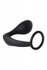 Dream Toys FANTASSTIC ANAL PLUG WITH COCKRING BLACK - korek analny z pierścieniem (czarny) Dream Toys FANTASSTIC ANAL PLUG WITH COCKRING BLACK - korek analny z pierścieniem (czarny)